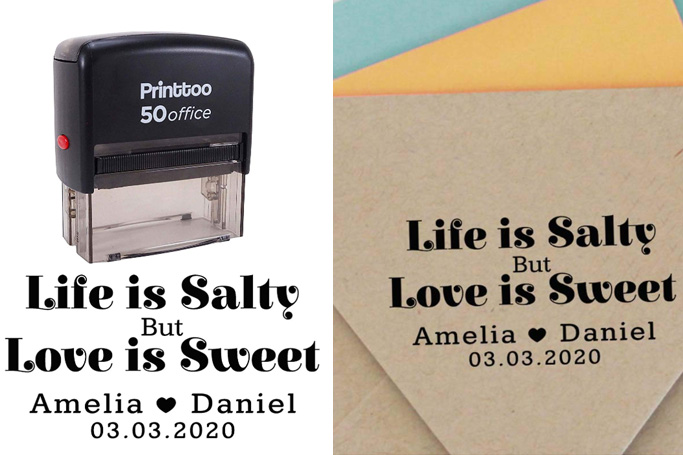  Printtoo Personalized Black Self Inking